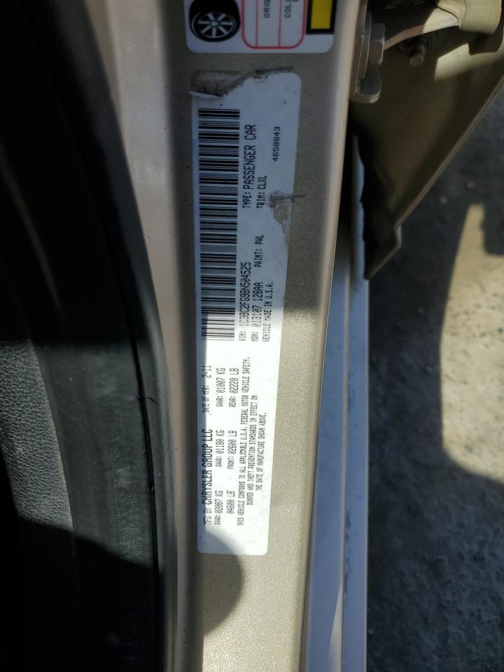 2011 Chrysler 200 Limited VIN: 1C3BC2FG9BN504525 Lot: 53166555