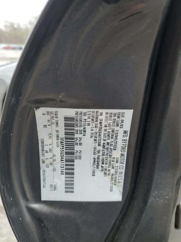 2004 Ford Taurus Ses VIN: 1FAFP55U34A113140 Lot: 53606615
