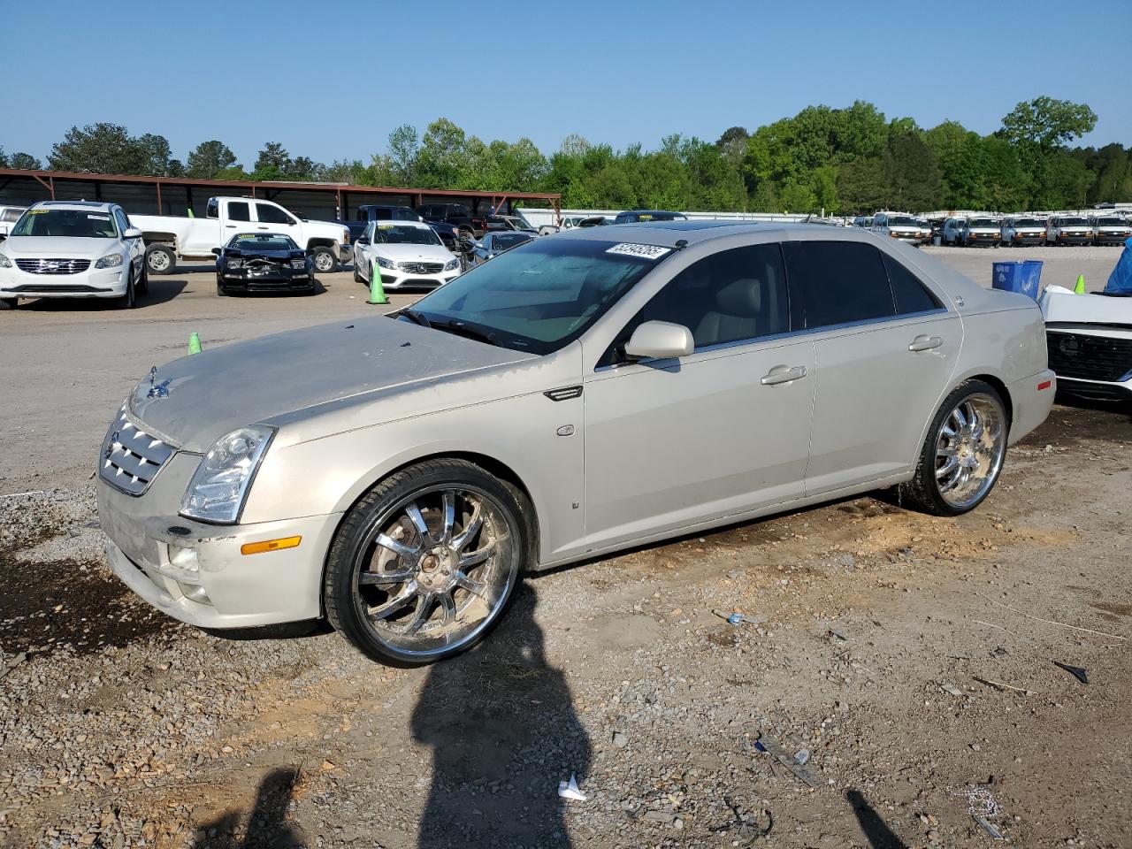 2007 Cadillac Sts на продаже в Florence, MS - Water/Flood