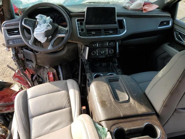  CHEVROLET TAHOE 2021 Czerwony