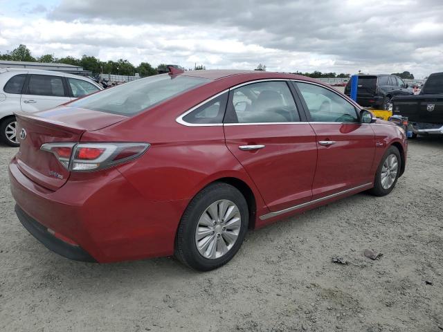  HYUNDAI SONATA 2016 Красный