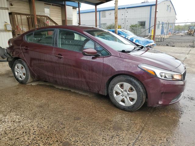  KIA FORTE 2017 Burgundy
