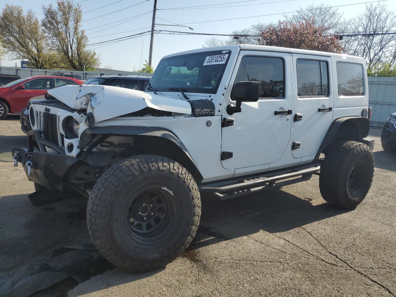 2015 Jeep Wrangler Unlimited Sahara იყიდება Moraine-ში, OH - Front End