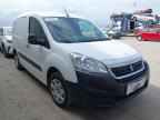 2017 PEUGEOT PARTNER PR for sale at Copart PETERLEE