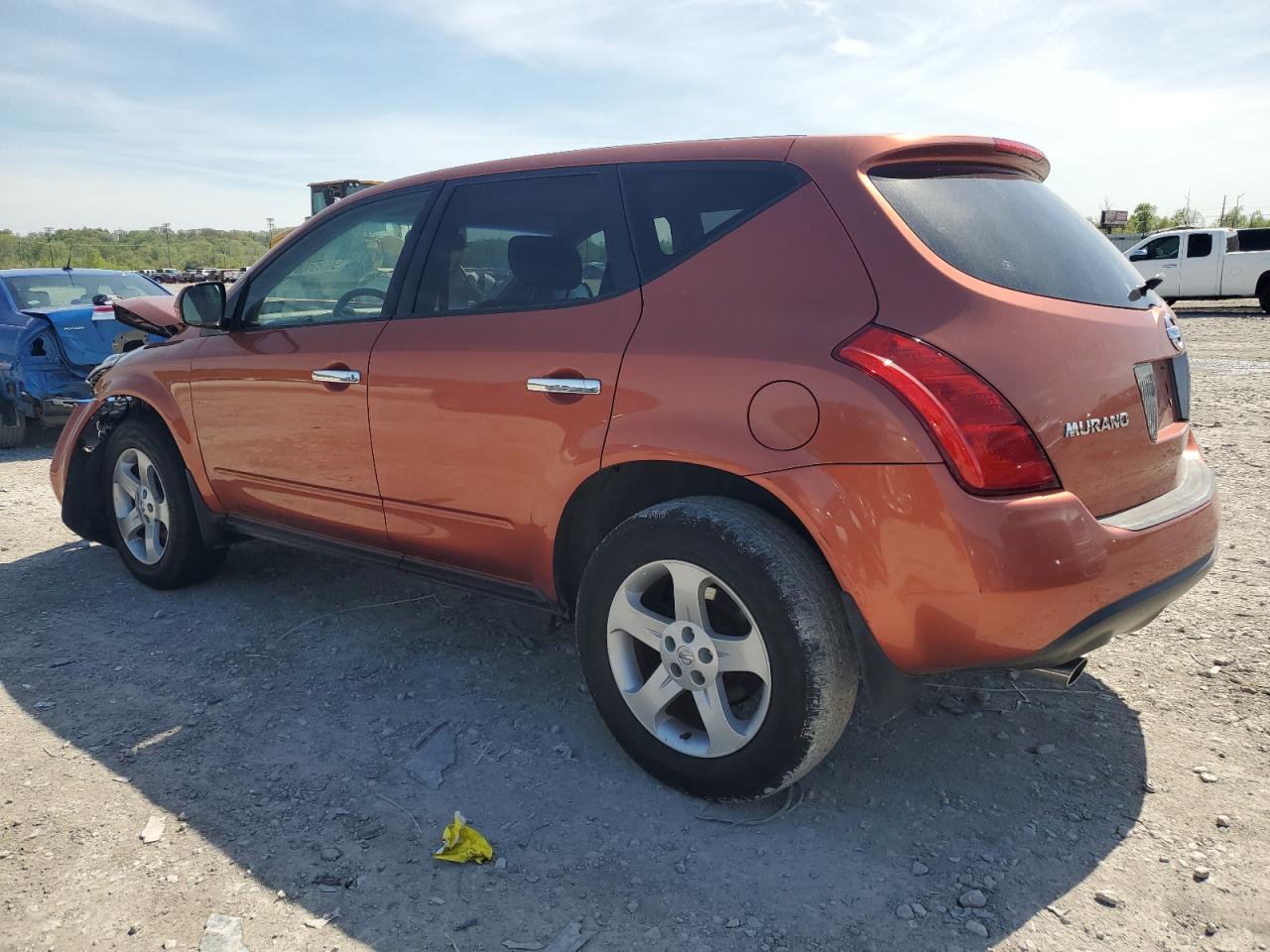 2005 Nissan Murano Sl orange null gas JN8AZ08T95W303666 photo #3