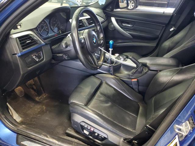 Sedans BMW 3 SERIES 2014 Granatowy