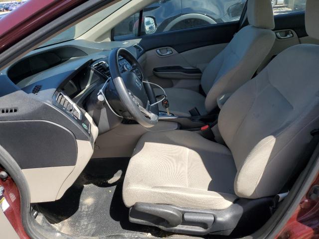  HONDA CIVIC 2013 Red