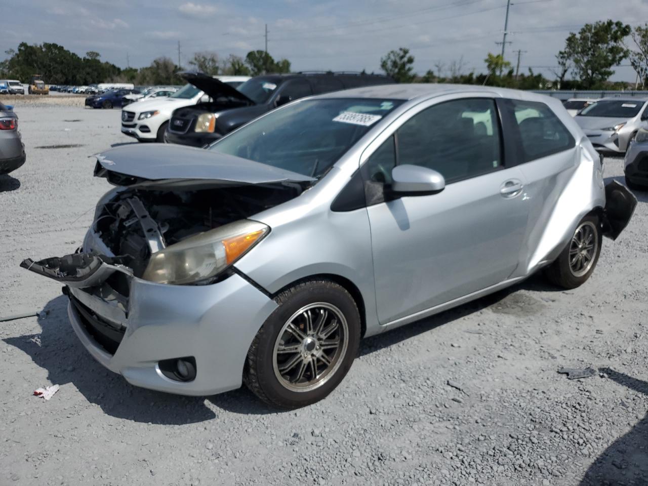 2012 Toyota Yaris de vânzare în Riverview, FL - All Over