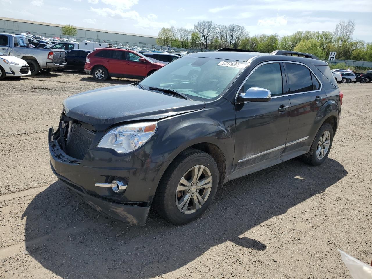 2014 Chevrolet Equinox Lt იყიდება Davison-ში, MI - Front End