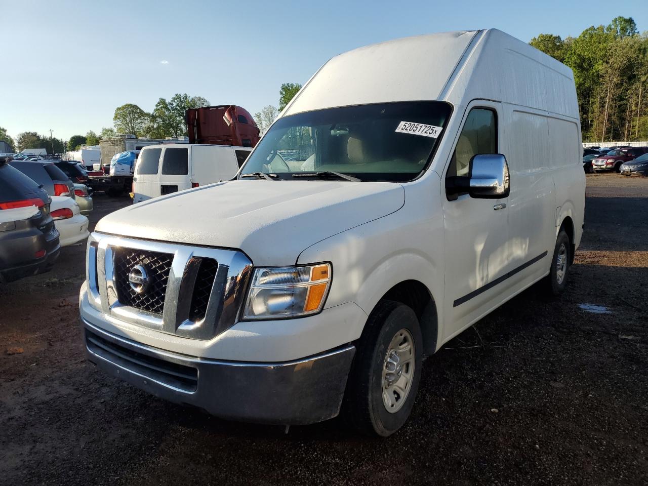 2012 Nissan Nv 2500 en Venta en Mocksville, NC - Vandalism
