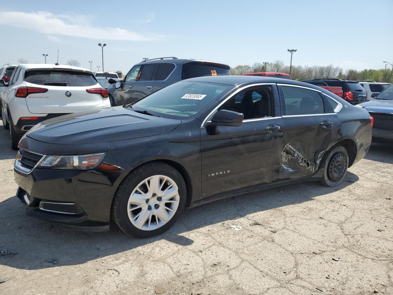 2016 Chevrolet Impala Ls de vânzare în Indianapolis, IN - Side