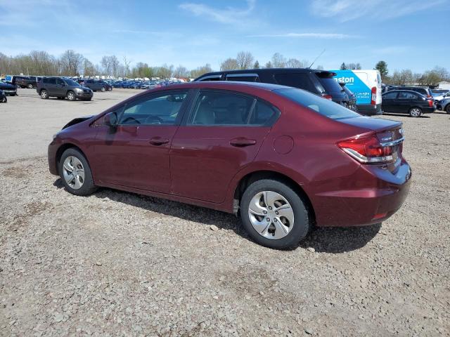  HONDA CIVIC 2013 Red