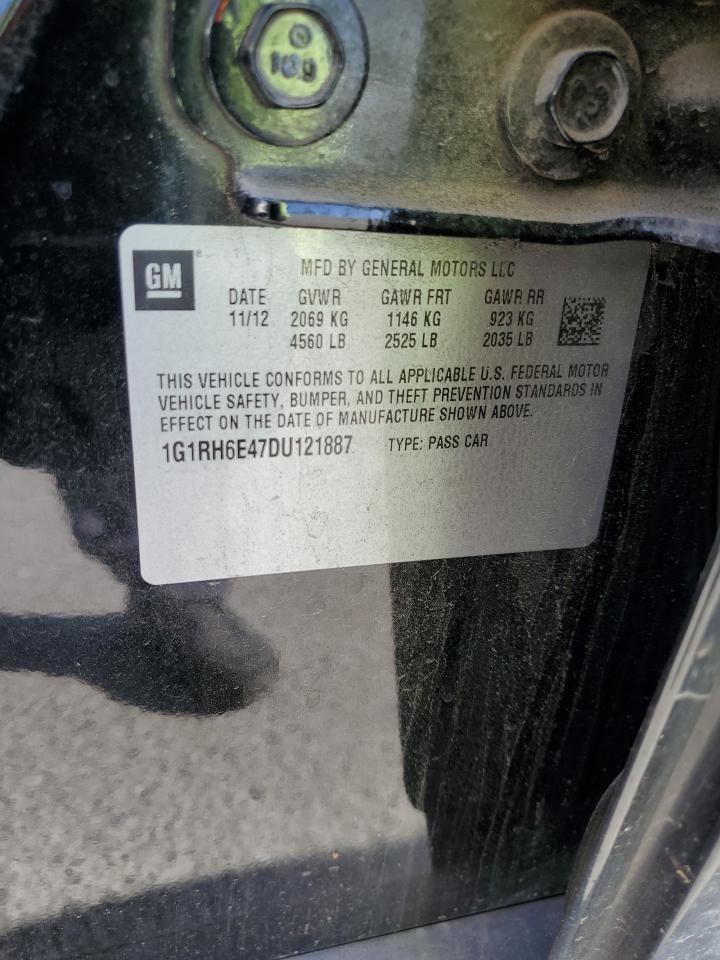2013 Chevrolet Volt VIN: 1G1RH6E47DU121887 Lot: 53993445