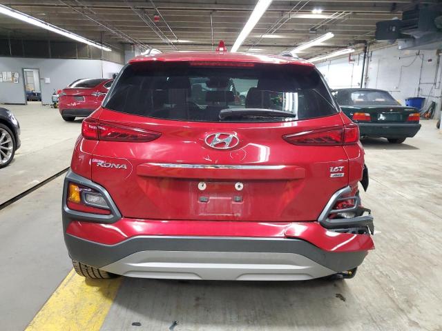  HYUNDAI KONA 2019 Czerwony