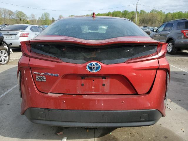  TOYOTA PRIUS 2018 Czerwony