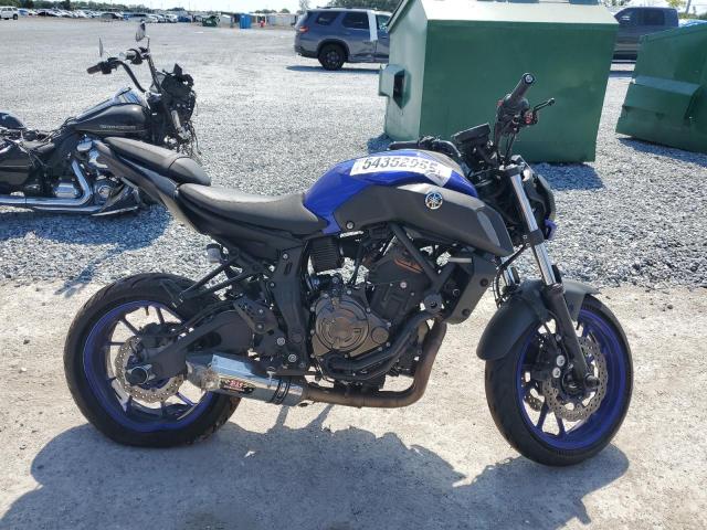  YAMAHA MT07 2018 Синий