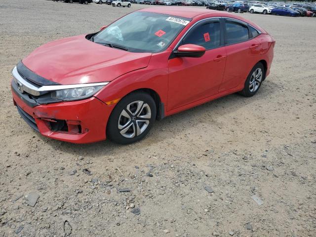 Sedans HONDA CIVIC 2017 Red