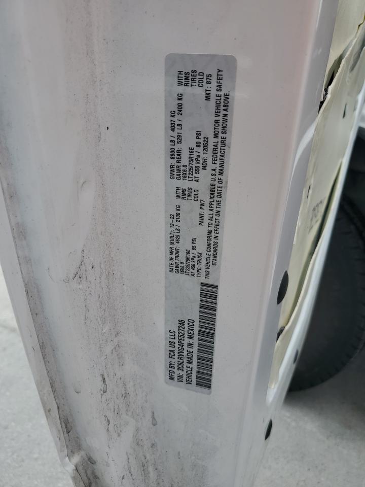 2023 Ram Promaster 2500 2500 Standard VIN: 3C6LRVVG4PE527246 Lot: 50243085