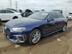 2020 Audi A4 Premium Plus продається в Elgin, IL - Side