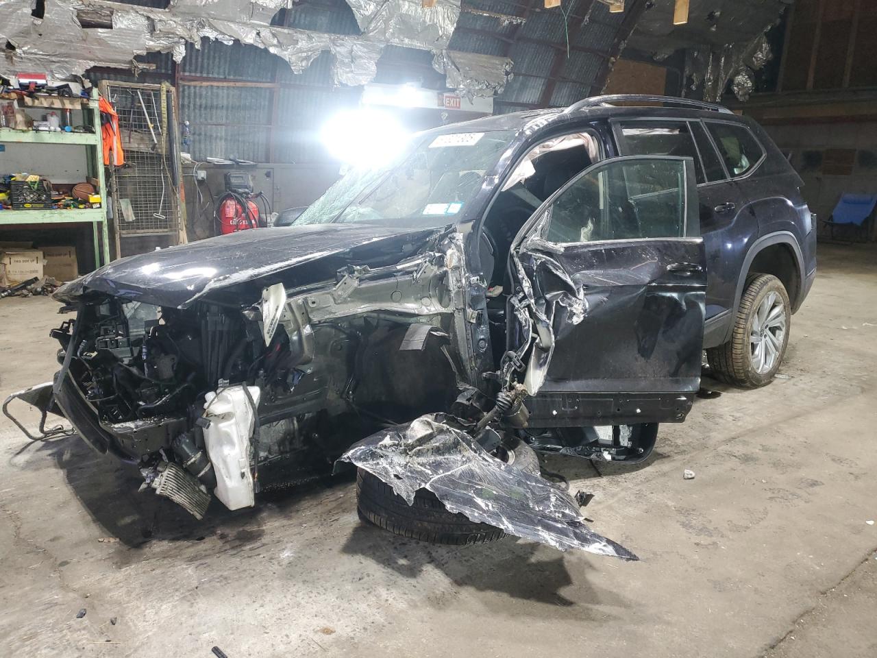 2022 Volkswagen Atlas Se for Sale in Albany, NY - Rollover