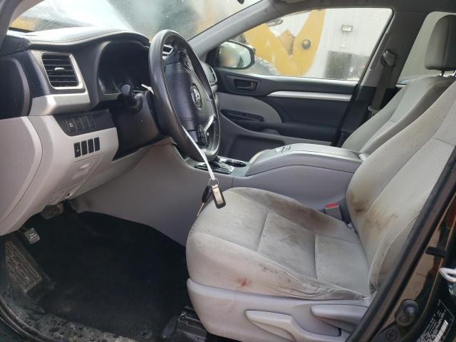  TOYOTA HIGHLANDER 2017 Czarny