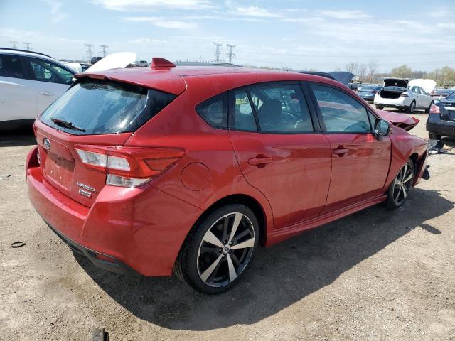  SUBARU IMPREZA 2017 Червоний