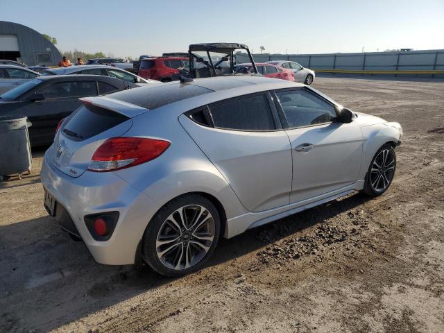 HYUNDAI VELOSTER 2016 Серебристый
