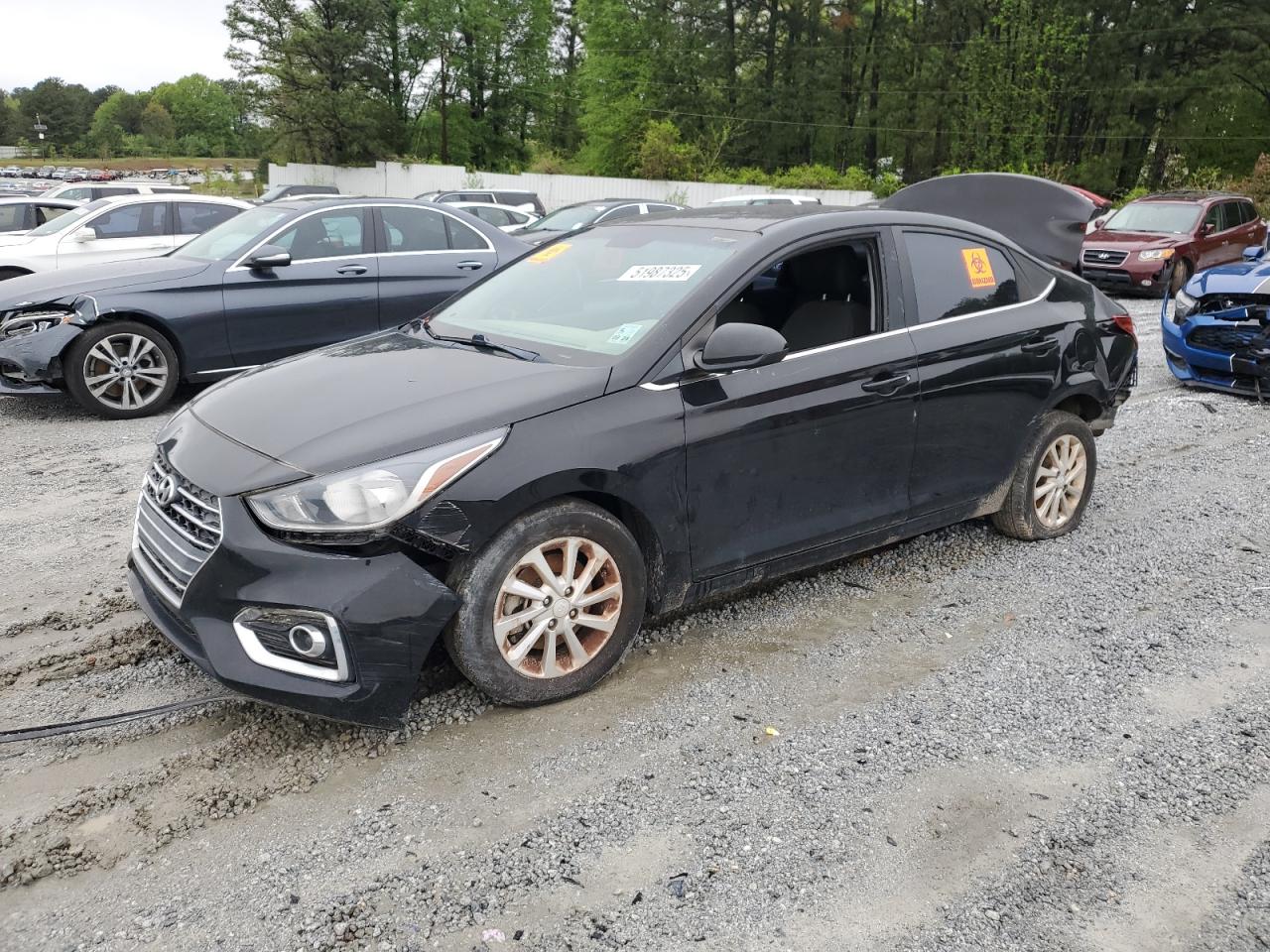 2019 Hyundai Accent Se en Venta en Fairburn, GA - Biohazard/Chemical