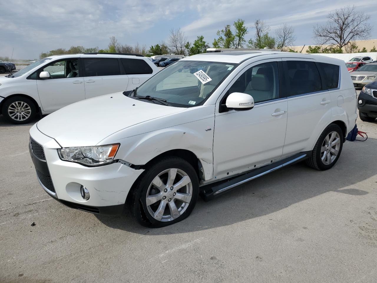 2011 Mitsubishi Outlander Gt en Venta en Bridgeton, MO - Side