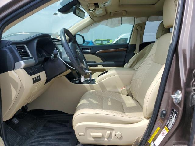  TOYOTA HIGHLANDER 2019 tan