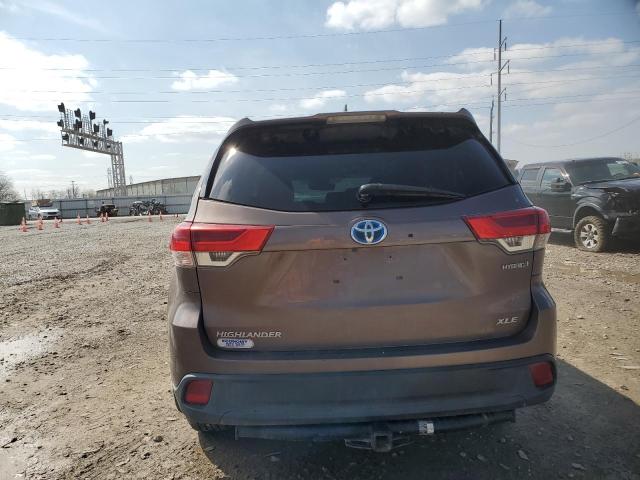  TOYOTA HIGHLANDER 2017 tan