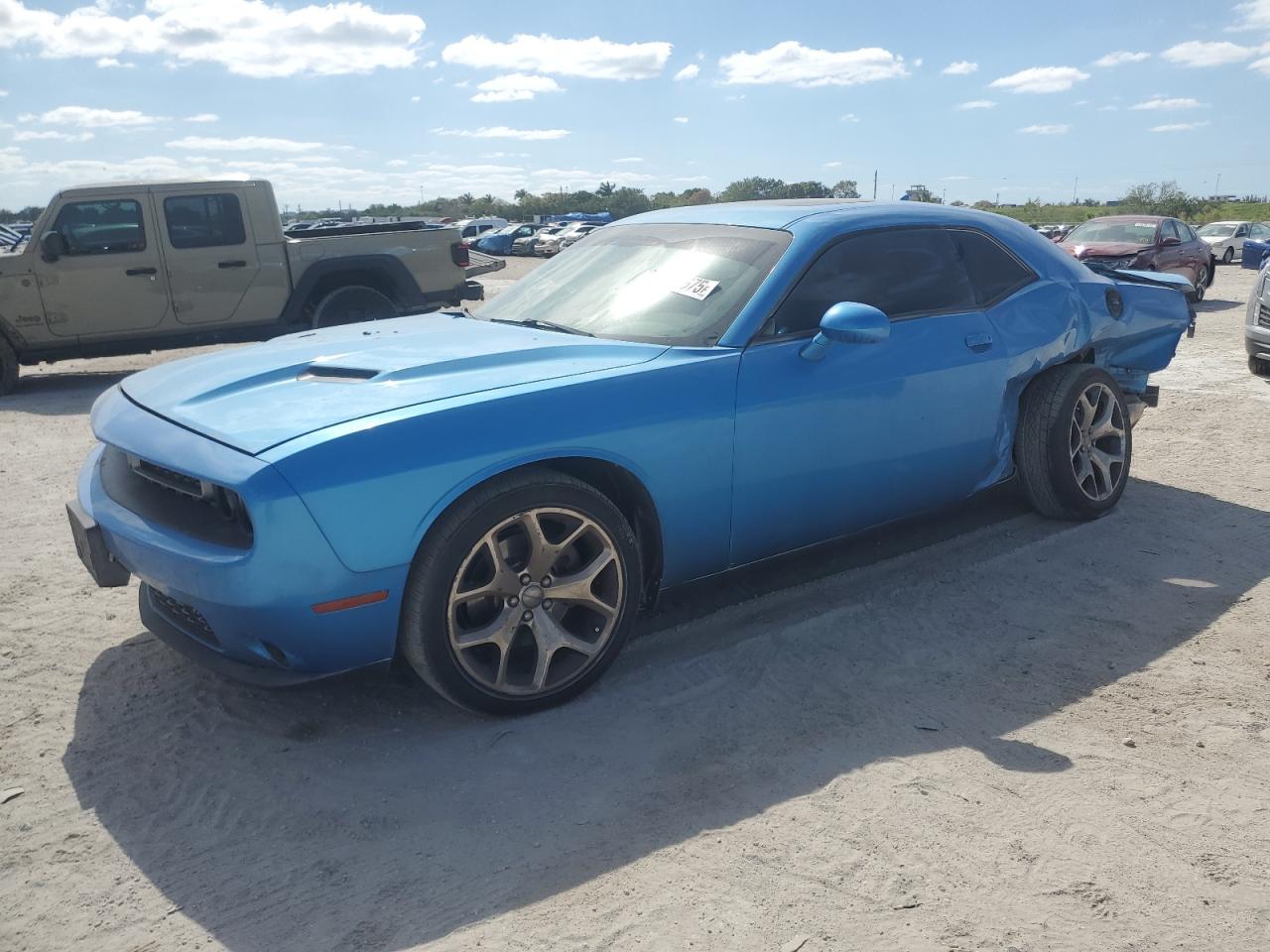 2015 Dodge Challenger Sxt Plus na sprzedaż w West Palm Beach, FL - Rear End