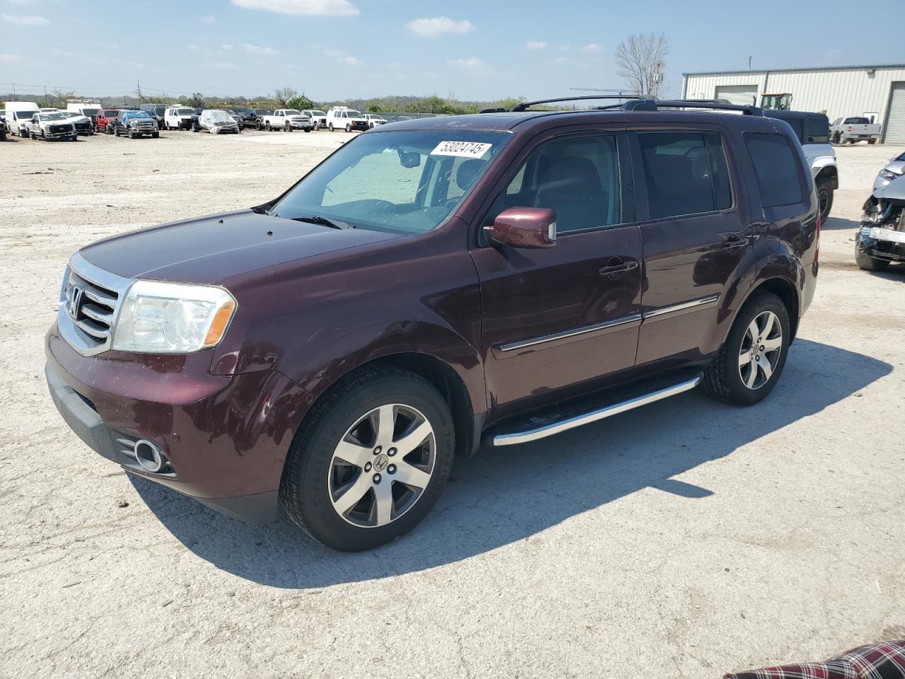 2015 Honda Pilot Touring en Venta en Kansas City, KS - Side