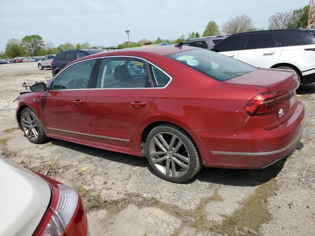  VOLKSWAGEN PASSAT 2017 Burgundy