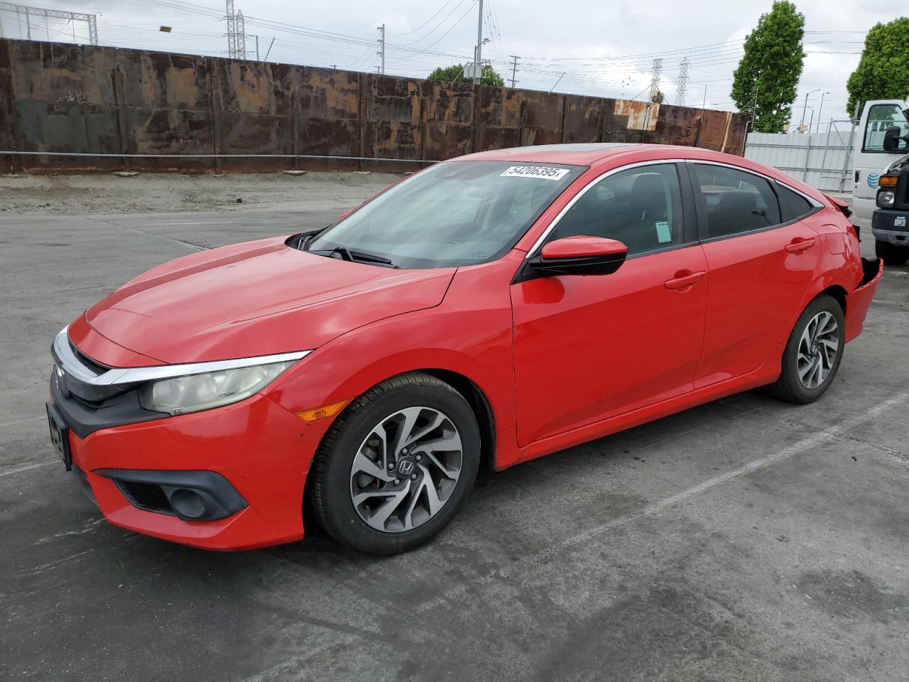 2016 Honda Civic Ex за продажба в Wilmington, CA - Rear End
