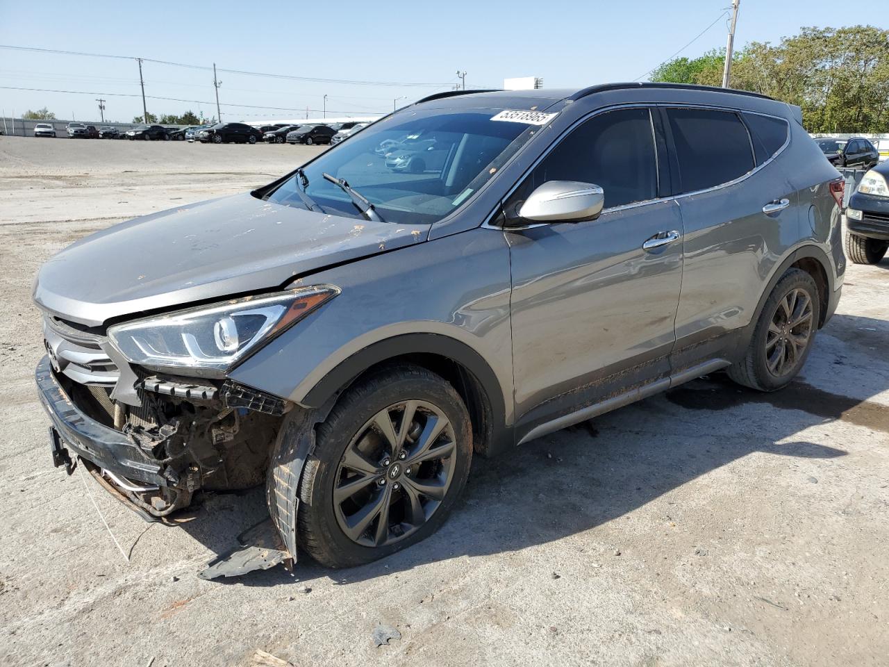 2017 Hyundai Santa Fe Sport продається в Oklahoma City, OK - Front End