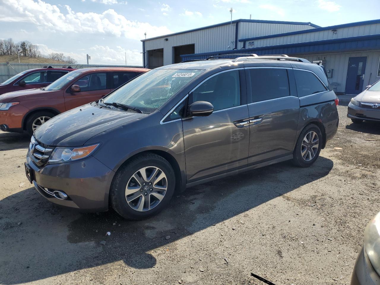 2017 Honda Odyssey Touring на продаже в Mcfarland, WI - Hail