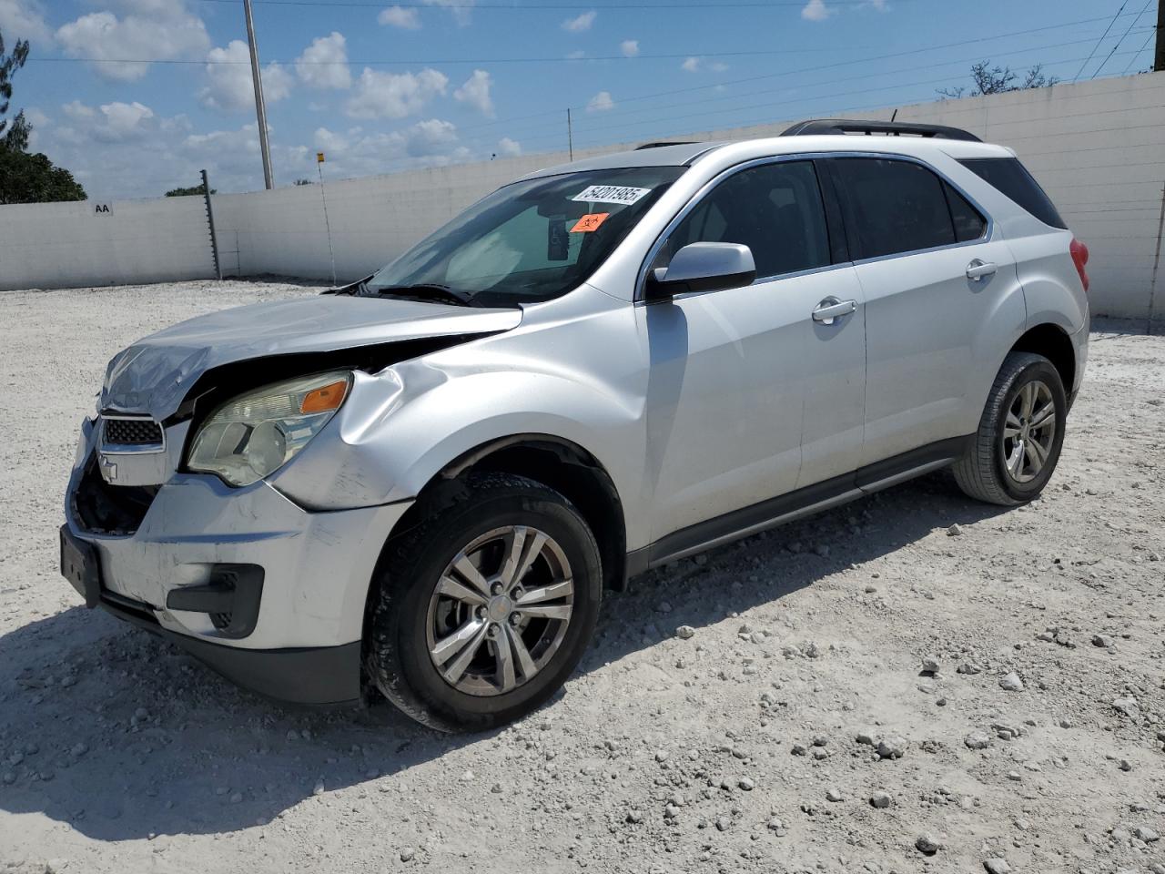 2015 Chevrolet Equinox Lt de vânzare în Homestead, FL - Front End