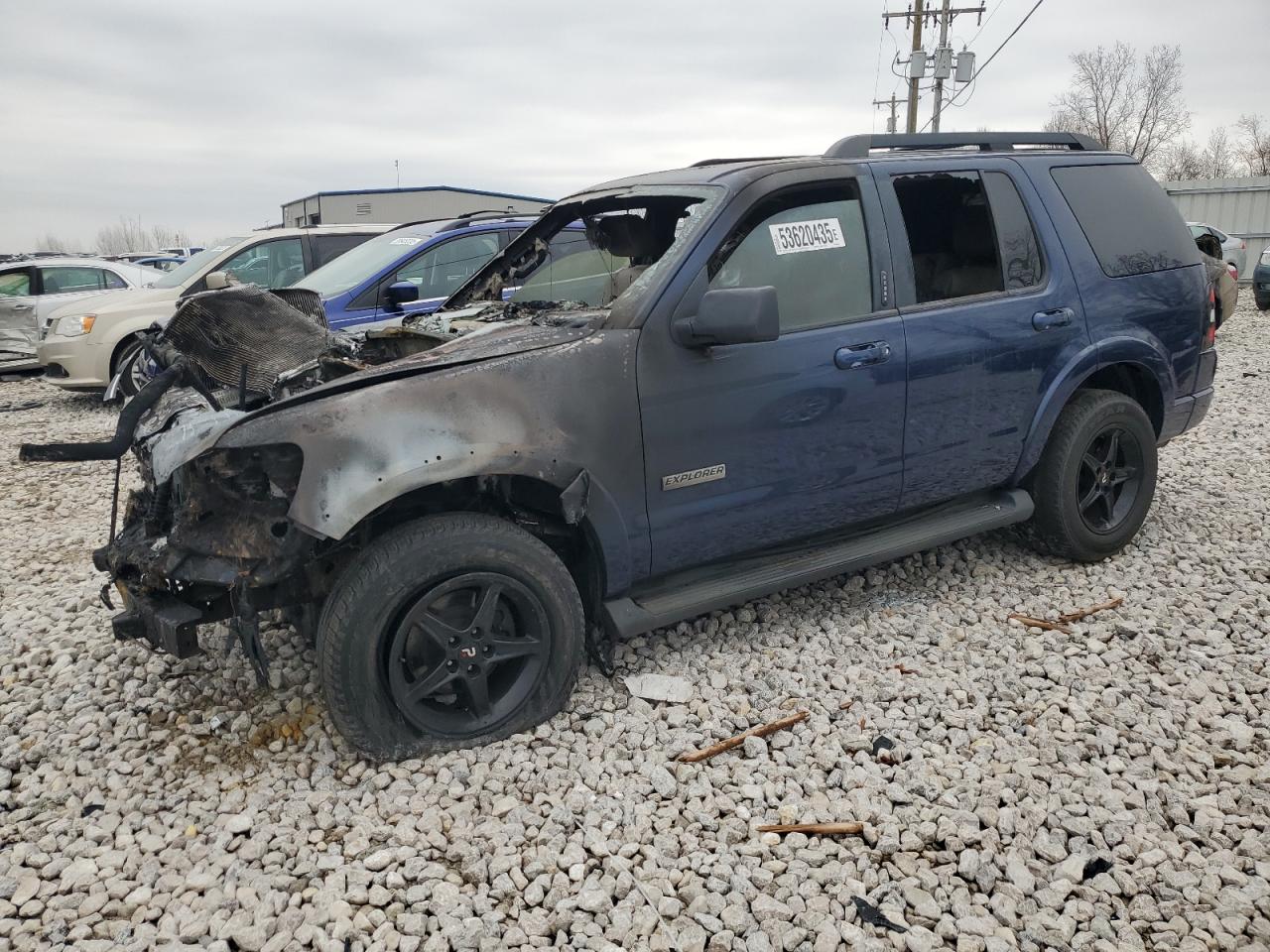 2007 Ford Explorer Xlt на продаже в Wayland, MI - Burn - Engine