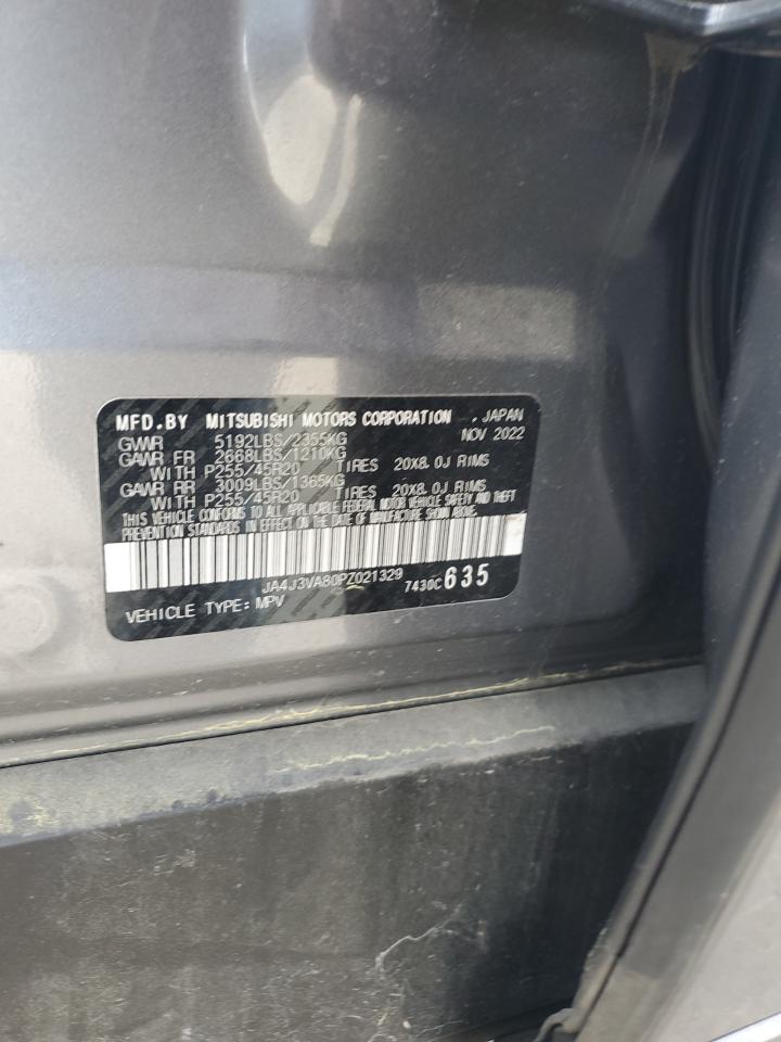 2023 Mitsubishi Outlander Sel VIN: JA4J3VA80PZ021329 Lot: 54858825