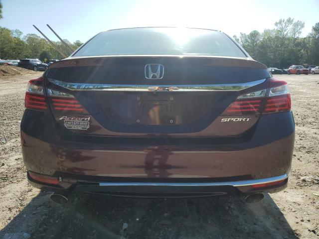  HONDA ACCORD 2017 Burgundy