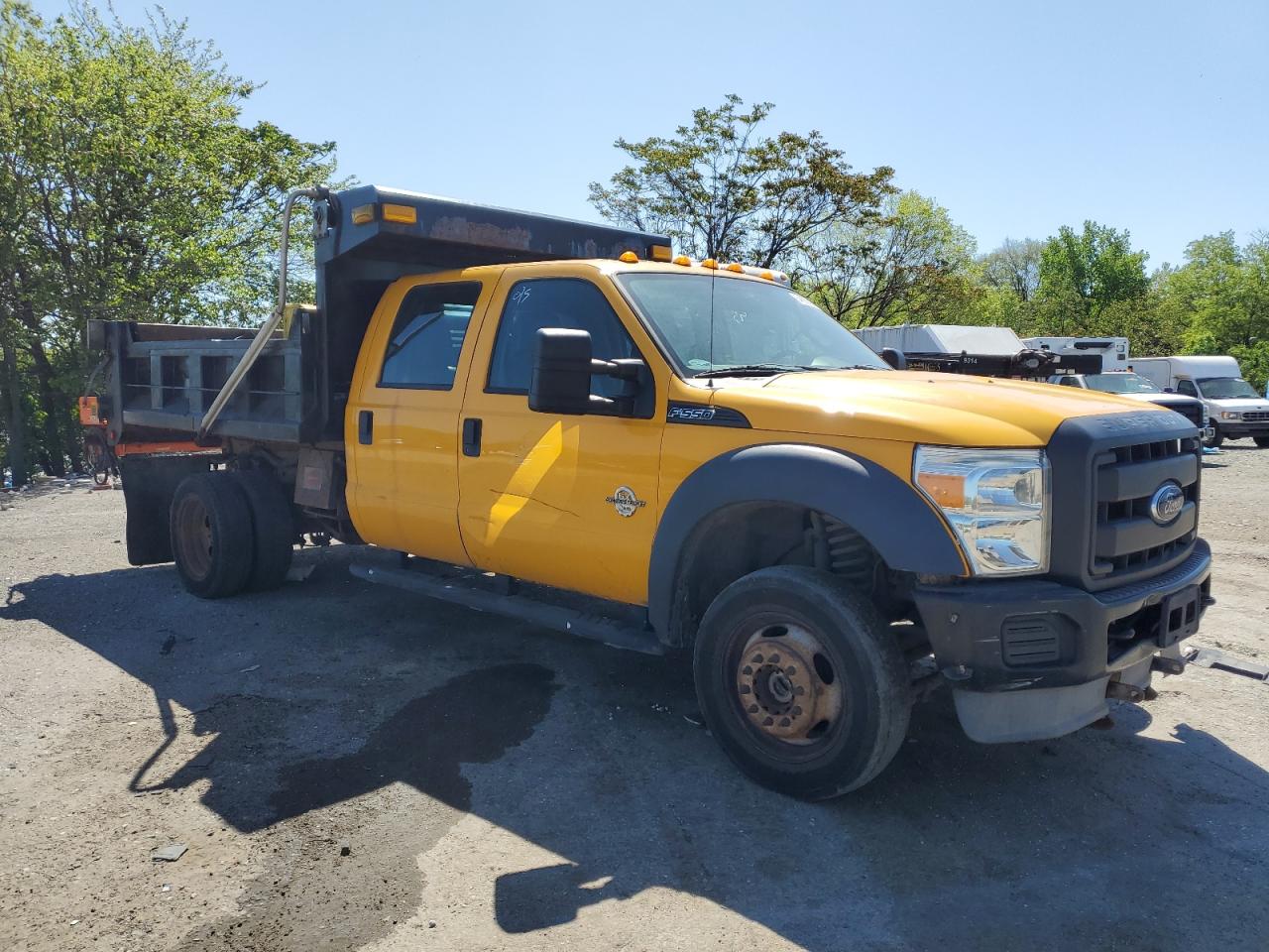2014 Ford F550 Super Duty Dump Truck VIN: 1FD0W5HT2EEA23893 Lot: 54692095