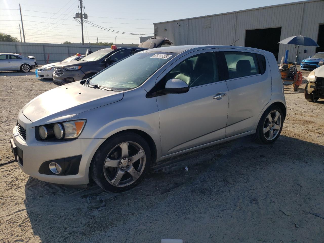 2012 Chevrolet Sonic Ltz de vânzare în Jacksonville, FL - Side