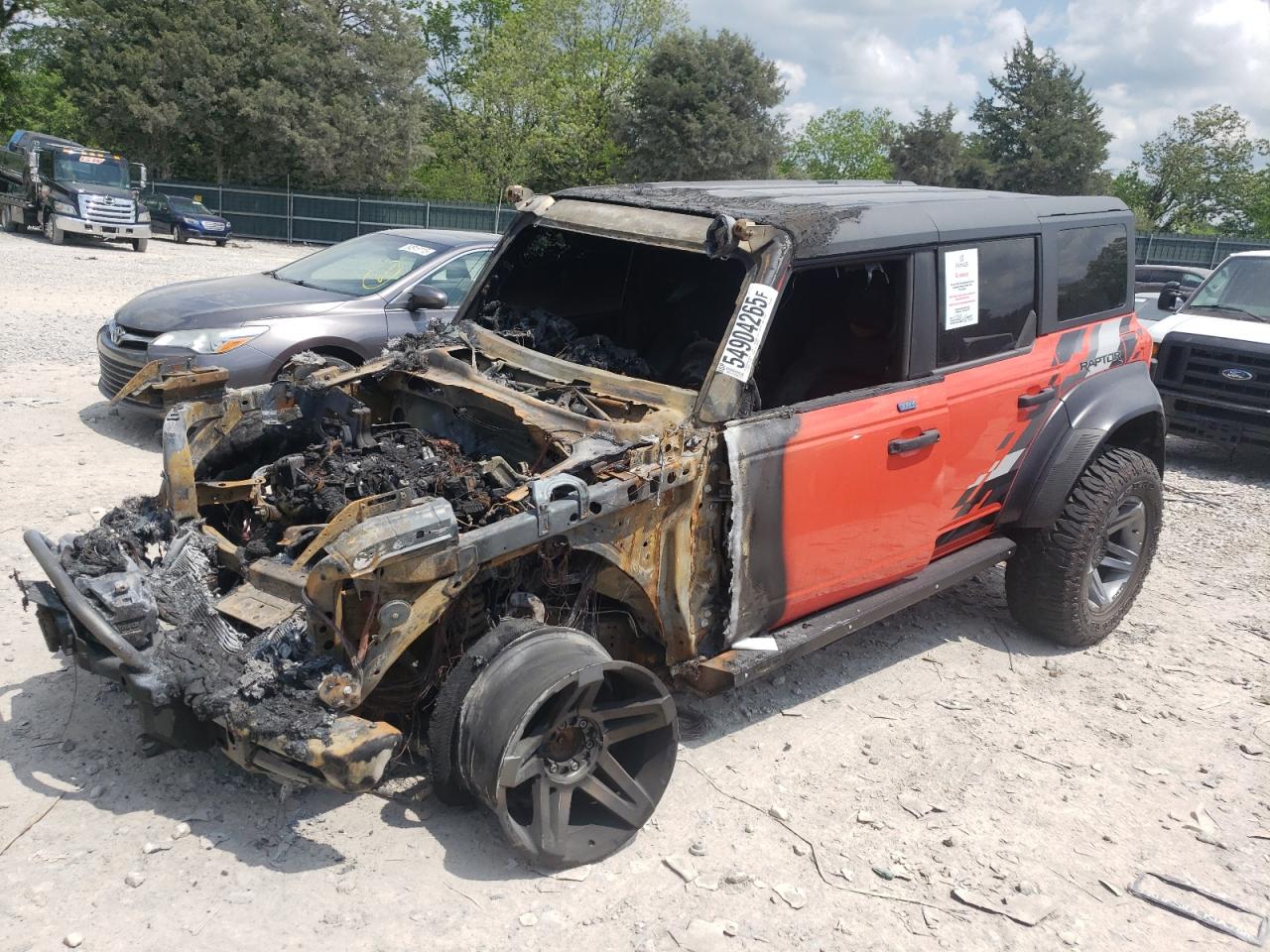 2023 Ford Bronco Raptor VIN: 1FMEE5JR3PLB79687 Lot: 54904265