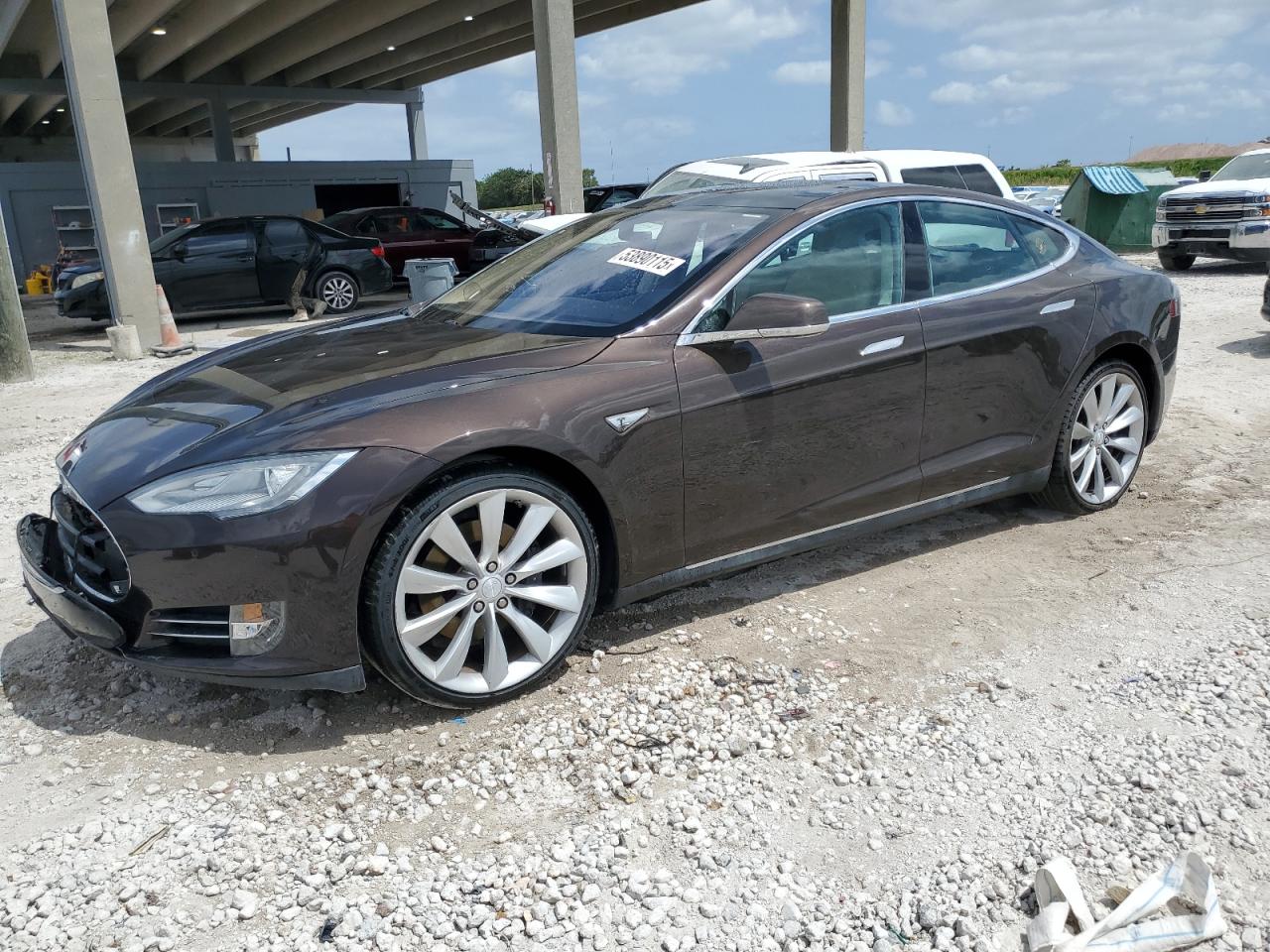 2013 Tesla Model S en Venta en West Palm Beach, FL - Minor Dent/Scratches