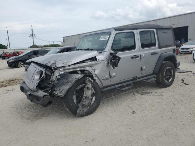  JEEP WRANGLER 2018 Srebrny