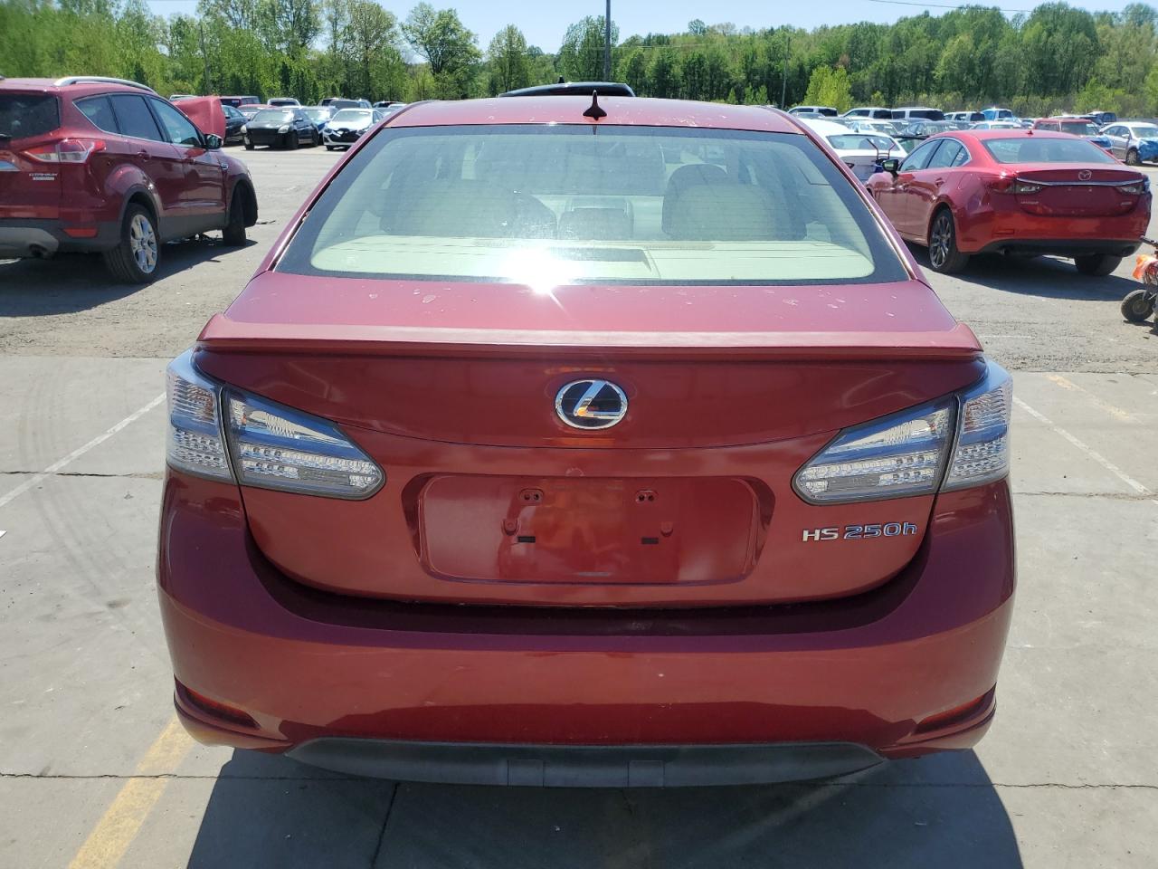 2011 Lexus Hs 250H VIN: JTHBB1BA4B2044376 Lot: 53935555