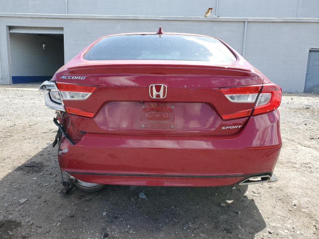  HONDA ACCORD 2019 Czerwony