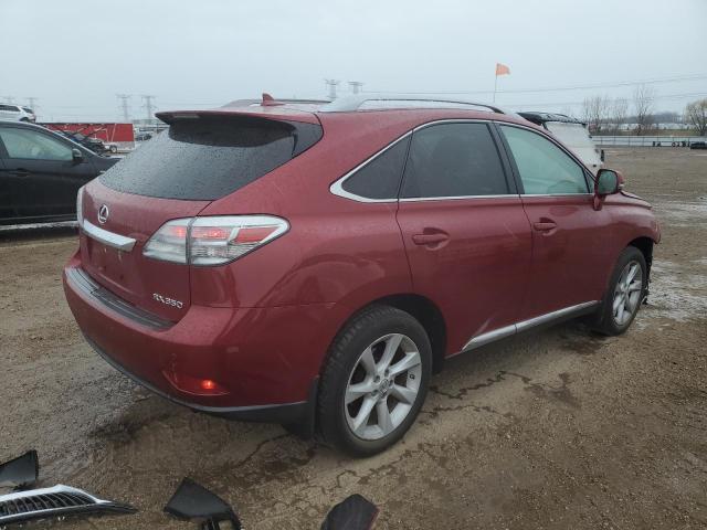  LEXUS RX350 2012 Червоний