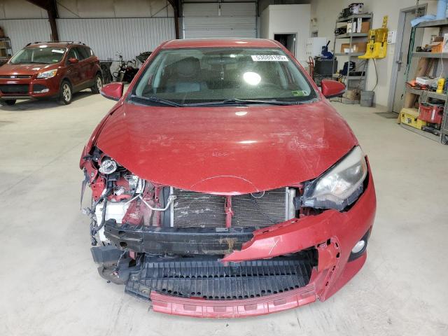  TOYOTA COROLLA 2016 Красный